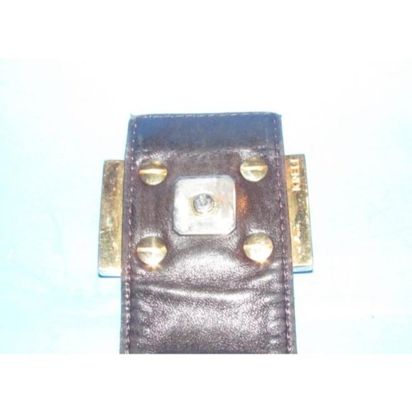 Fendi Shoulder Bag Multiple Hobo Brown Suede Purple Enamel - Picture 12 of 12